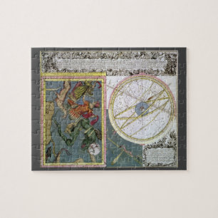 Quebra-cabeça Astronomia de Vintage, Caminho de Cometa por Matth