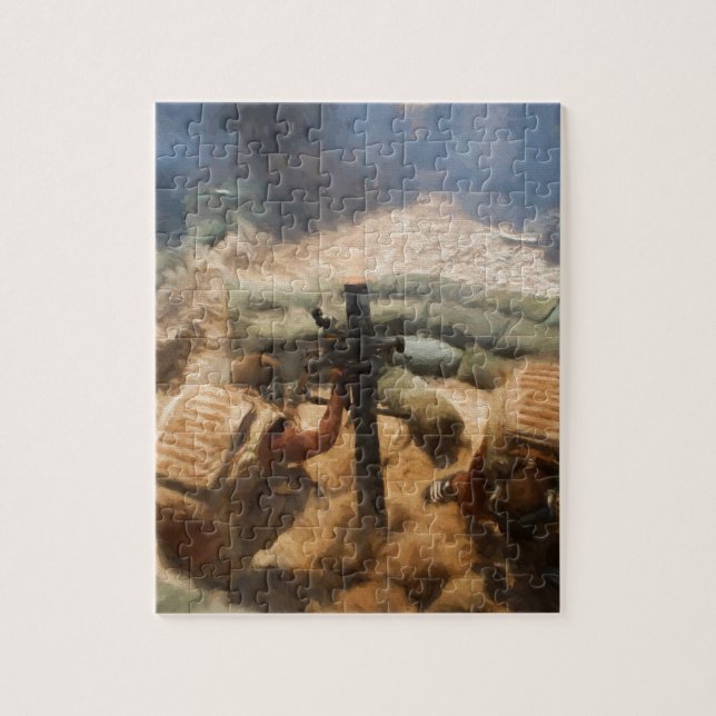 Quebra-cabeça Ateando fogo a um almofariz (Vertical)