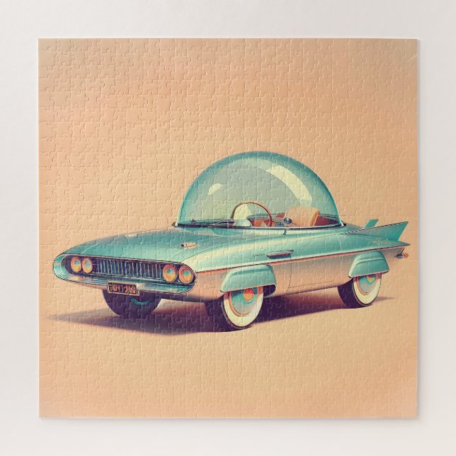 Quebra-cabeça Atomic Futuristic Bubble Blaster Car (Vertical)