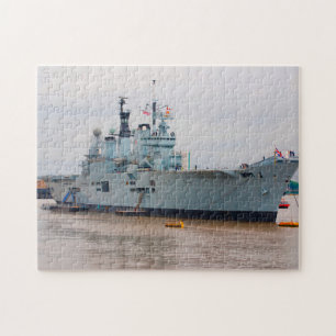 Quebra-cabeça Atrações Turísticas de Navios da Marinha no Tâmisa