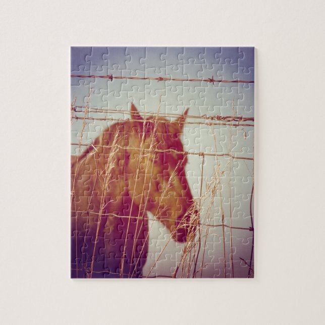 Quebra-cabeça Atrás do Abstrato de cerca (Vertical)