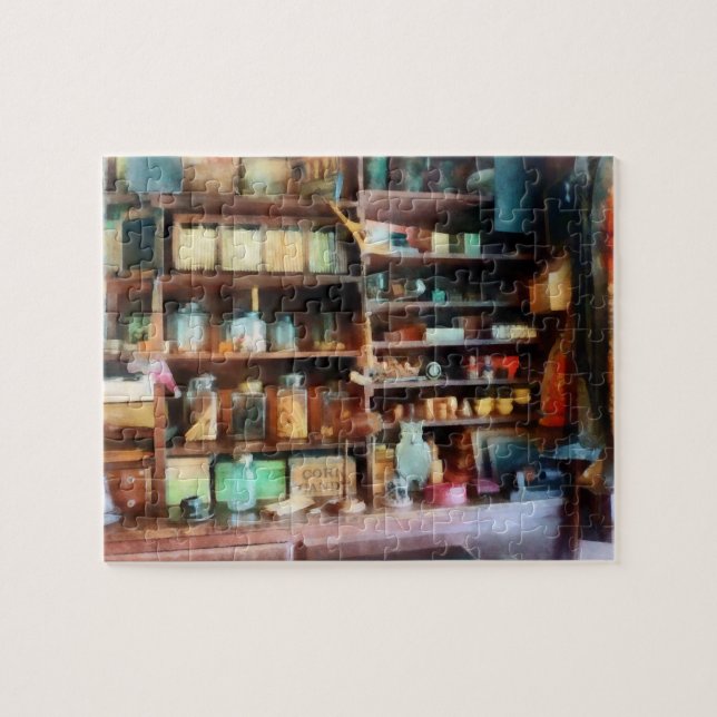 Quebra-cabeça Atrás do balcão na Loja Geral (Horizontal)