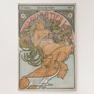 Quebra-cabeça Au Quartier Latino (1897) - Alphonse Mucha