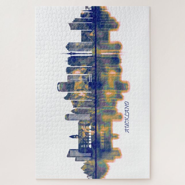 Quebra-cabeça Auckland Skyline (Vertical)