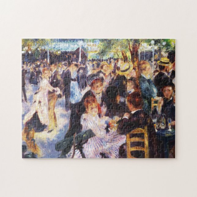 Quebra-cabeça Auguste Renoir - dance no la Galette de Le moulin (Horizontal)
