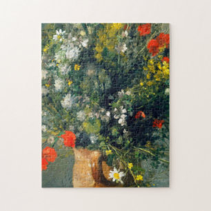 Quebra-cabeça Auguste Renoir - Flores Em Um Vaso