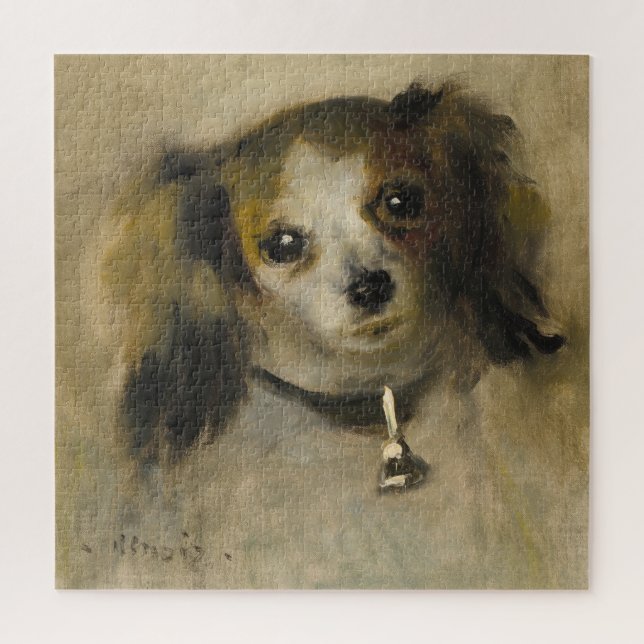 Quebra-cabeça  Auguste Renoir, Head of a Dog Jigsaw Puzzle (Vertical)