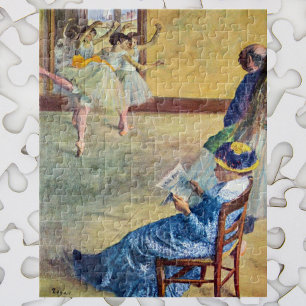 Quebra-cabeça Aula de Balé, o Salão de Dança por Edgar Degas