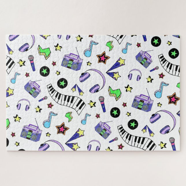 Quebra-cabeça Aumente a música (Horizontal)