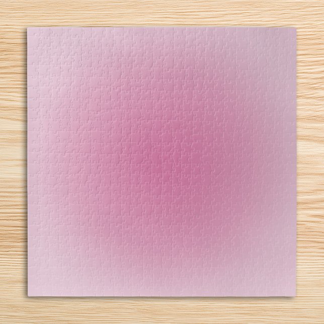 Quebra-cabeça Aura Rosa Pálido Ombre (Pale Pink Aura Ombre Jigsaw Puzzle)