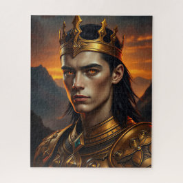 Quebra-cabeça Aurelius, o Rei da Chama Solar - Fantasia Sombria