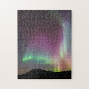 Quebra-cabeça Aurora Borealis Alaska Brooks Range, Alaska