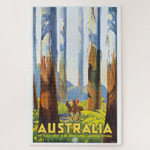 QUEBRA-CABEÇA AUSTRÁLIA FLORESTA VICTORIA DOS ANOS 30