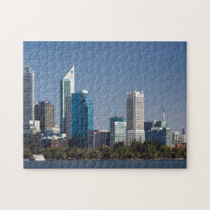 Quebra-cabeça Austrália, Perth, horizonte da cidade a partir do