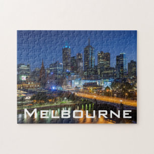 Quebra-cabeça Austrália, Vitória, Melbourne, horizonte com