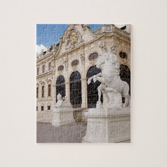 Quebra-cabeça Áustria, Viena, Palácios Belvedere, Superior (Vertical)