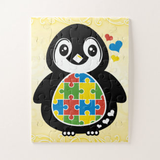 Quebra-cabeça Autismo AW com caixa de presentes, 3