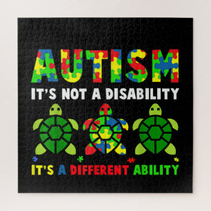 Quebra-cabeça Autista Autismo Não é uma deficiência