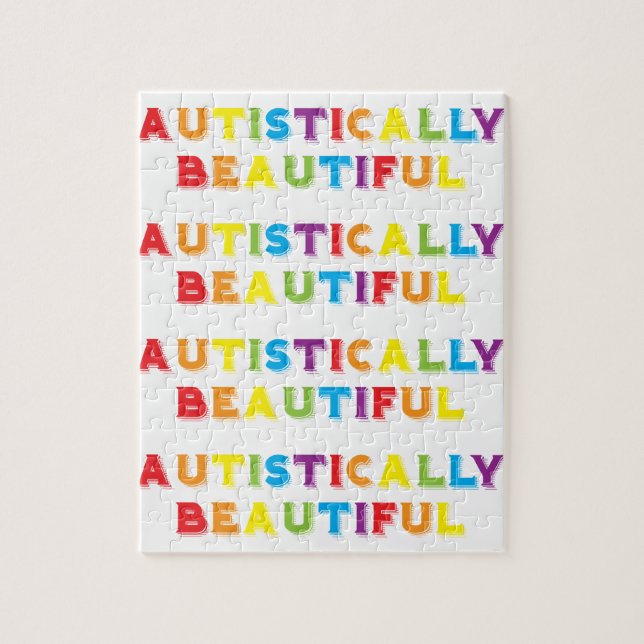 Quebra-cabeça Autisticamente Bonita (Vertical)