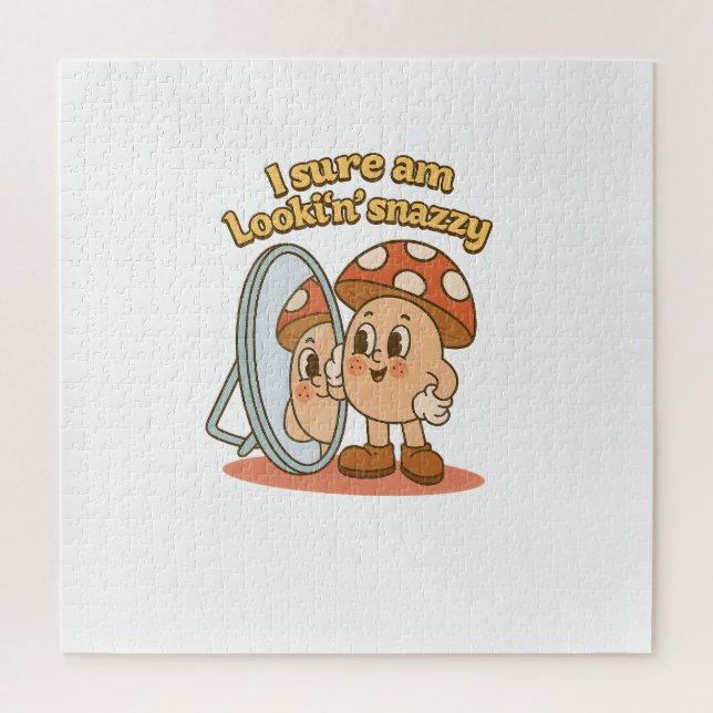 Quebra-cabeça Autoamor de Cogumelo (Vertical)