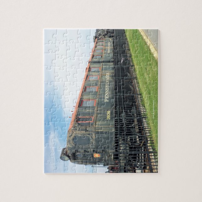 Quebra-cabeça Automóvel de passageiros da estrada de ferro de (Vertical)