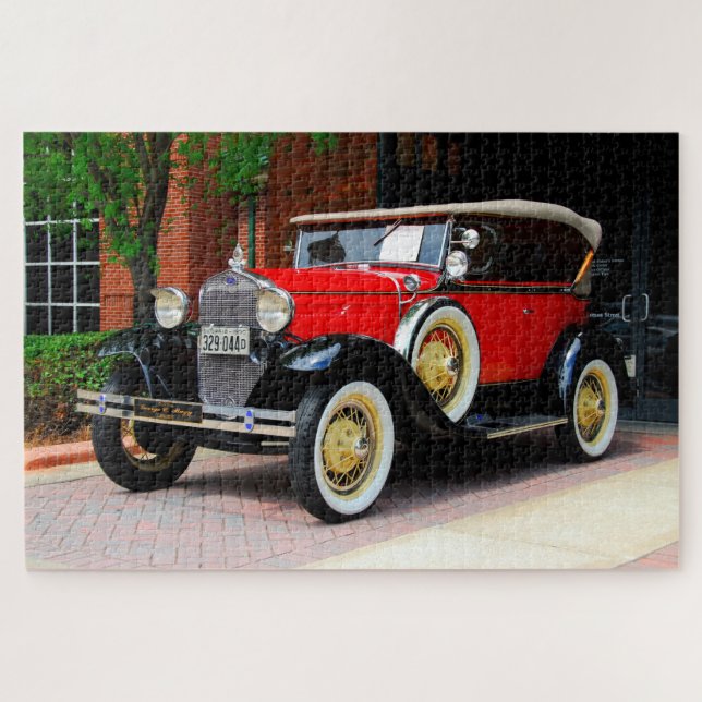Quebra-cabeça Automóvel Vintage Restaurado (Horizontal)
