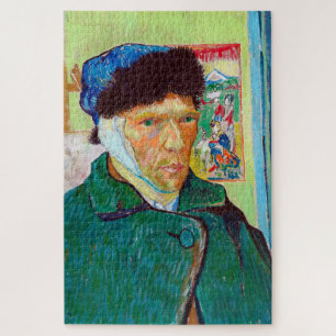 Quebra-cabeça Autoretrato com um Orelho Bandrado, Van Gogh
