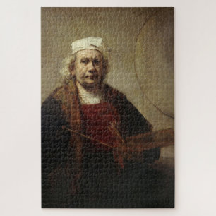 Quebra-cabeça Autorretrato com Dois Círculos: Genius Rembrandt