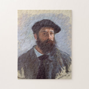 Quebra-cabeça Autorretrato com uma arte Beret Monet Fine