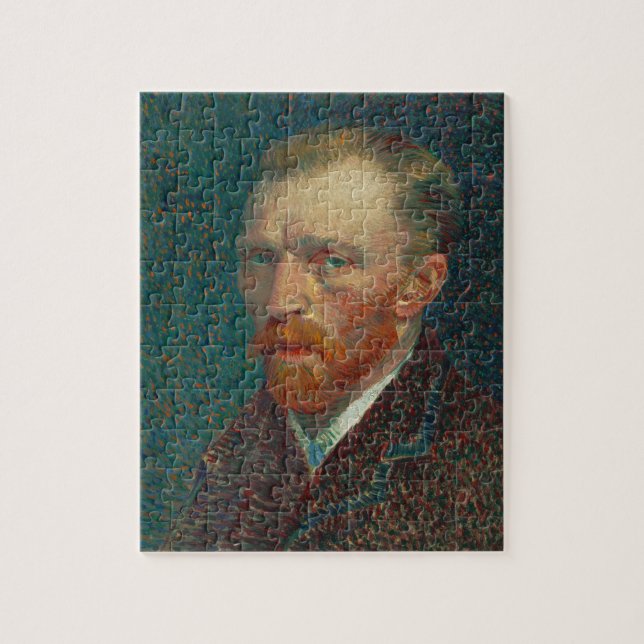 Quebra-cabeça autorretrato Van Gogh 1887 (Vertical)