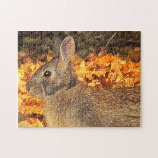 Quebra-cabeça Autumn Bunny (Horizontal)