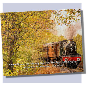 Quebra-cabeça Autumn Steam Train, Bewdley, Reino Unido - Add Nam
