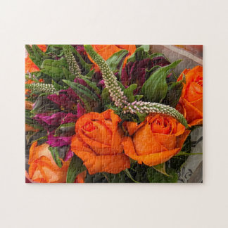 Quebra-cabeça Autumn Sunset Bouquet Puzzle, 11" x 14", 252 pcs