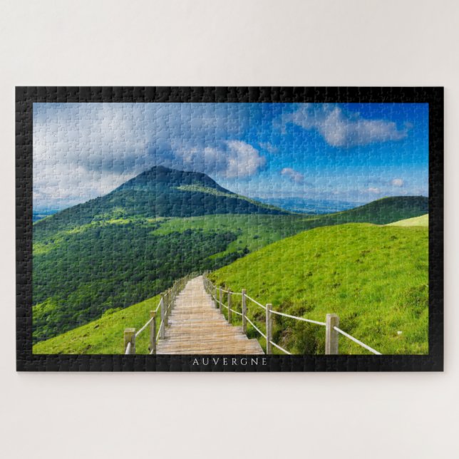 Quebra-cabeça AUVERGNE - Le Puy de Dôme (Horizontal)