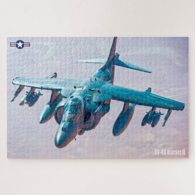 Quebra-cabeça AV-8B HARRIER II (20x30 POLEGADAS) (Horizontal)