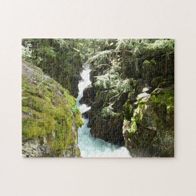 Quebra-cabeça Avalanche Gorge II no Parque Nacional Glacier (Horizontal)