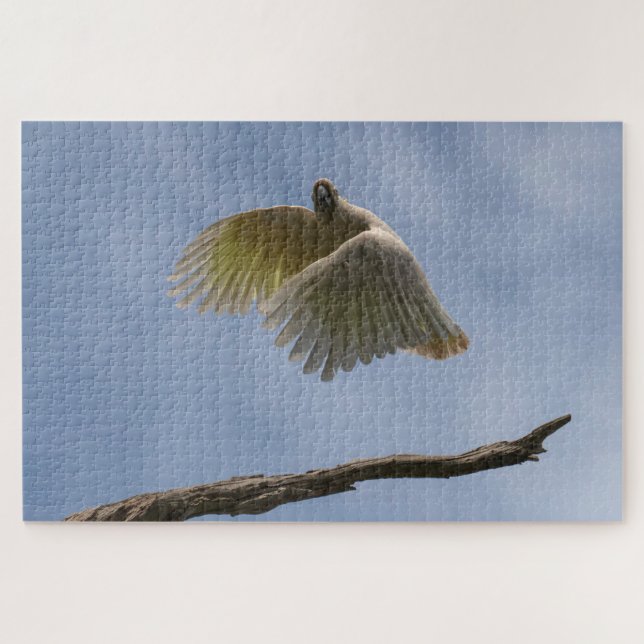 Quebra-cabeça Ave de papagaio voador de Cockatoo na Austrália, 1 (Horizontal)