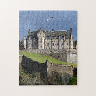 Quebra-cabeça ave do castelo de edinburgh