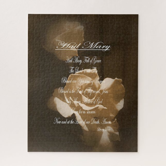 Quebra-cabeça Ave Mary Prayer (Vertical)