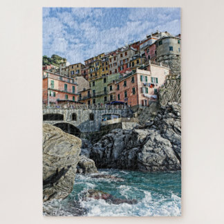 Quebra-cabeça Aventura do viagem de Manarola Italia - 20x30 - PC