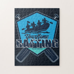 Quebra-cabeça Aventura Personalizada Rafting Whitewater River