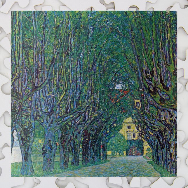 Quebra-cabeça Avenue in Schloss Kammer Park por Gustav Klimt (Criador carregado)