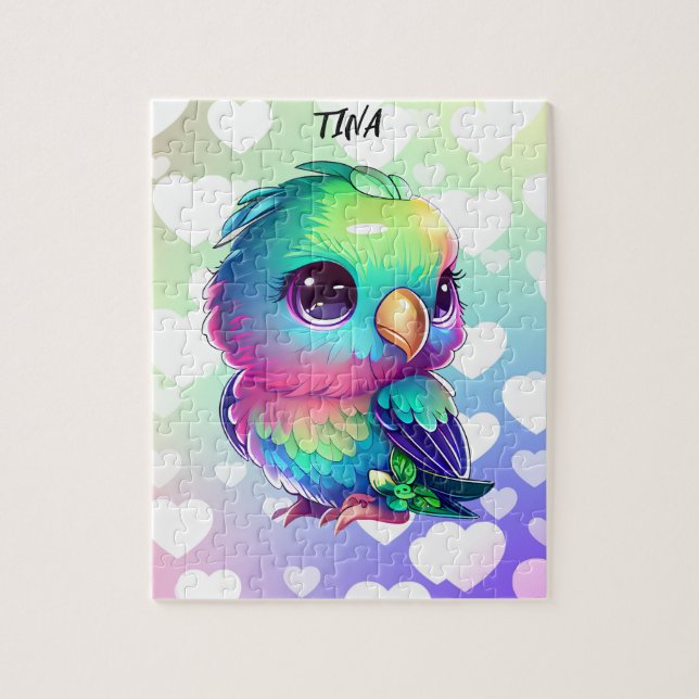 QUEBRA-CABEÇA AVES DE CÁREBRO E CORAÇÕES (Vertical)