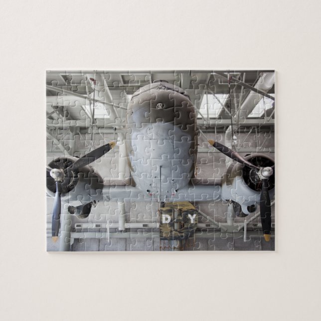 Quebra-cabeça avião de transporte C-47 Dakota da Segunda Guerra  (Horizontal)