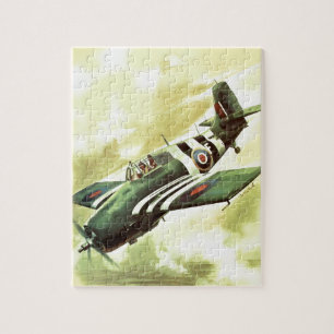 Quebra-cabeça Avião Vintage