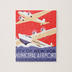 Quebra-cabeça Aviões Voando Aviões Propulsores Vintage