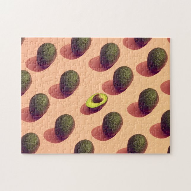 Quebra-cabeça Avocado Fruta Potrait (Horizontal)