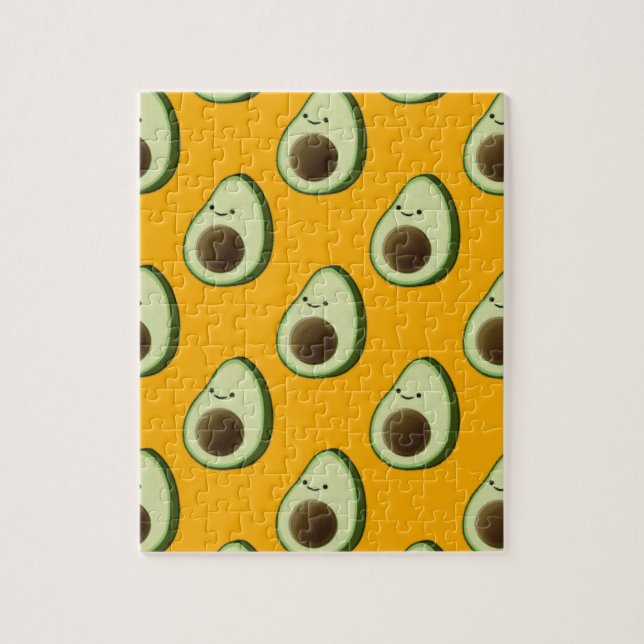 Quebra-cabeça Avocado Pattern (Vertical)