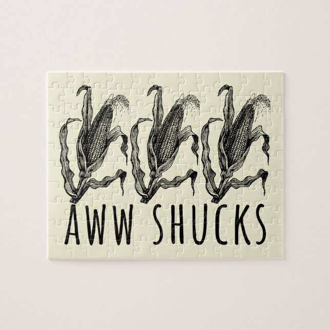 Quebra-cabeça Aww Shucks Corn Husk Funny Farm (Horizontal)