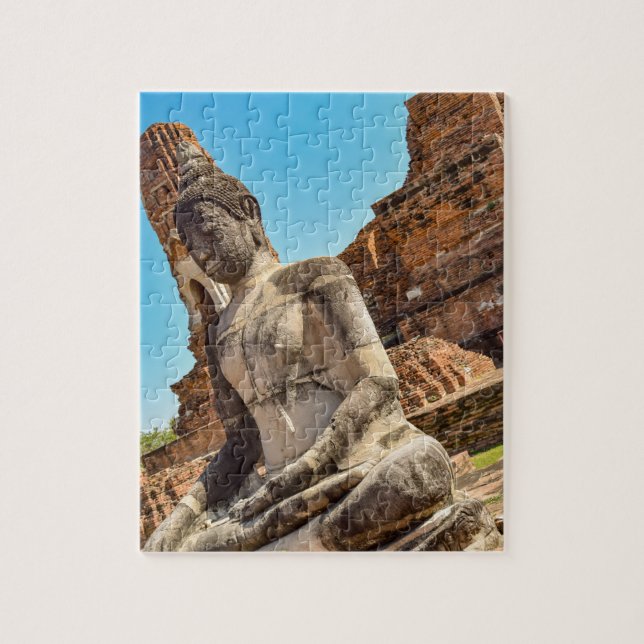Quebra-cabeça Ayutthaya na Tailândia (Vertical)